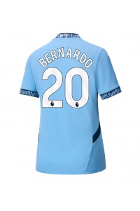 Fotbalové Dres Manchester City Bernardo Silva #20 Dámské Domácí Oblečení 2024-25 Krátký Rukáv